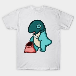 Robbery, T-Rex, mean Dino, Dinosaur T-Shirt